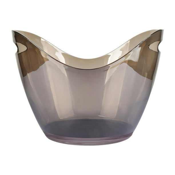 Toystoory 8 Liter Plastic Wine/champagne Ice Bucket Bar House Gift Restaurant Clear Hotel Barra de herramientas