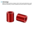 thumbnail image 4 of 12pcs M3 Aluminum Spacers,M3 Metal Spacer Aluminum 3mm ID x 6mm OD x 8mm L Threaded Spacer Screw Standoff Round for RC Car Drones Motherboard,Red, 4 of 6