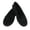 Black, variant on Dearfoams Women's Rebecca Lightweight Cozy Memory Foam Closed Back Slipper with Wide Widths, Pewter Velour, 7-8
