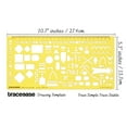 thumbnail image 6 of Traceease Map Drafting NATO Troop Template Drawing Stencil,Designing Template Measuring Ruler, 6 of 6