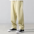thumbnail image 2 of Shachafan Boys Casual Jogger Pants With Side And Pleats Comfortable Loose Fit Straight Leg Athletic Trousers For Summer Season Youth Wear Baby Winter Clothes Boy, 2 of 8