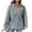 Gray, variant on Frostluinai Womens Zip Up Hoodies Drawstring Long Sleeve Casual Pullover Trendy Waffle Print Sweatshirts with Hooded Soft Hoodies with Pocket