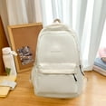 thumbnail image 4 of Btomtd Large Capacity Backpack for College Students Bookbag Versatile Campus Style Schoolbag for Daily Use, White, 4 of 6