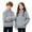 Gray-A, variant on Fuzzy Half Zip Pullover Sweatshirt for Boys Girls Fleece Warm Crewneck Cozy Top with Pockets for Kids Light Blue-A 13-14 Years