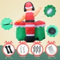 thumbnail image 3 of Papa Noel inflable majhulla de 1.8 m con luces LED y DJ, 3 of 6