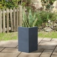 thumbnail image 3 of Durx-litecrete Lightweight Concrete Tall Light Granite Planter-Medium, 3 of 5
