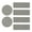 Light gray, variant on 6Pcs Shoe Repair Patches Self Adhesive Sneaker Repair Patches Easy to Use