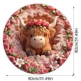thumbnail image 3 of 1Pcs Valentine's Day Animal Themed Soft Area Rug Floor Mat For Bedroom Living Room, 3 of 6