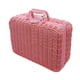 thumbnail image 5 of Maleta tejida, estuche de maquillaje, contenedor multiusos, estuche de almacenamiento tejido a mano, para picnic Rosa S, 5 of 9