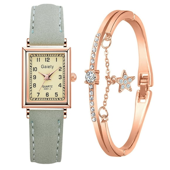 Women Watch Rose Gold Ladies Casual watch With Bracelet Jewelry Two Tone for Women Analog Watch Men 22m Leather Watch Band 20mm Watch Strap Leather Steel Watch Band Men Straps 16mm Nylon Watch Band
