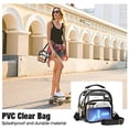 thumbnail image 5 of Crossbody Purse for Women - Clear Stadium Bag for Sporting Events, Concerts, Material Stylish and Functional for Daily Use（only the package）, 5 of 5