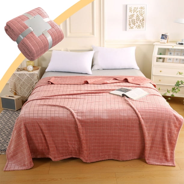 Manta de lujo para juegos de cama, edredón de terciopelo ultrasuave, cubrecama ligero y extragrande para todas las estaciones, azul marino, 78.7" x 59"