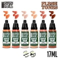 thumbnail image 2 of Green Stuff World Acrylic Paint Set, Flesh Tones, 6x17ml Bottles for Modeling, 2 of 3