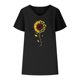 thumbnail image 4 of Fiudx Ofertas Flash Del Día Solo En Línea Camiseta de Manga Corta con Mangas Informales de Algodón y Cáñamo con Cuello En V y Estampado de Girasoles para Mujer, 4 of 6