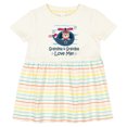 thumbnail image 3 of Inktastic Grandma and Grandpa Love Me Boys Girls Baby Dress, 3 of 5