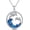Style 7, variant on 925 Sterling Silver Lab Grown Diamond Butterfly/Cat/Dolphin/Horse/Penguin/Dragonfly/Bird/Starfish Necklace, Animal Necklace Jewelry,Birthday Gift for Women,with 18"+2" Chain