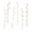 Rose Gold, variant on Dserhfy 6 Pcs Colorful Ceiling Swirl Foil Decorations Plastic Hanging Spiral Streamers for Wedding Birthday Graduation New Year Party Decoration