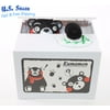 Saving Coin Bank Piggy Bank Funny Black Bear Kumamon Stealing Money Box Novelty Gift Toy