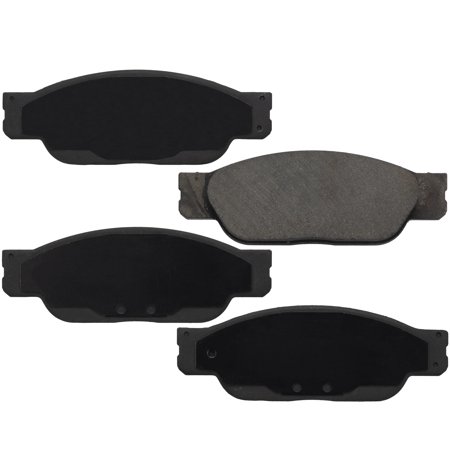 Gridiron Brakes Semi-Metallic Front Brake Pad Set Driver and Passenger Side - ID805