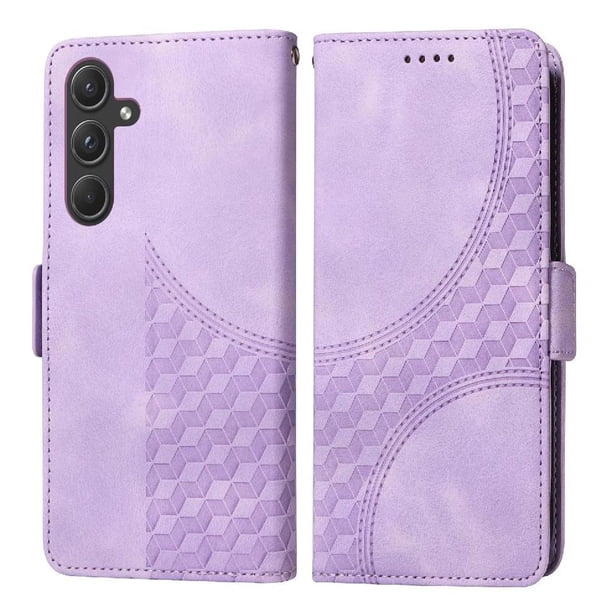 Funda GANGXUN para Samsung Galaxy A55 5G con diseño acolchado elegante, cuero PU, protección total y ajuste preciso