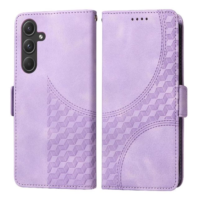 Funda GANGXUN para Samsung Galaxy A55 5G con diseño acolchado elegante, cuero PU, protección total y ajuste preciso