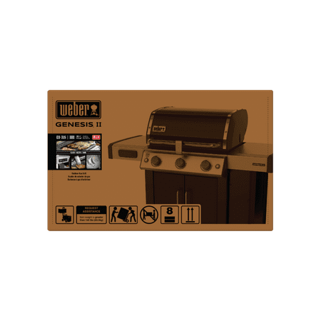Weber - Genesis II Smart Grill EX-315 3-Burner Liquid Propane Gas Grill in Black - Black