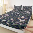 thumbnail image 4 of Erosebridal Abstract Camouflage Full Size Sheets 4-Piece For Boys Girls,Geometric Camo Bed Sheets For Teens, 4 of 5