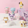 thumbnail image 3 of Caja ciega de personaje Sanrio genuino, Kuromi Cinnamoroll abrazando a amigos, modelo de Anime, caja misteriosa, My Melody, lindo juguete, regalo, 3 of 5