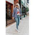 thumbnail image 3 of Women's Causal Lightweight Quilted Jackets Long Sleeve Oversized Warm Winter Zip Up Coat with Pockets, 3 of 6