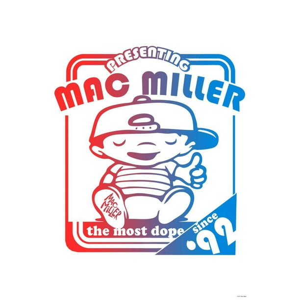 Mac Miller Most Dope Since 92 Poster Wall Art Walmart Com Walmart Com