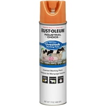 Rust-Oleum 383006 Livestock Marking Spray Paint, 17 oz, Fluorescent Orange