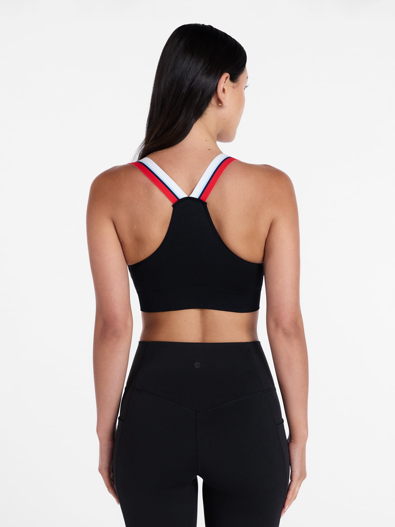 Penn Women's Seamless Sports Bra with Elastic Straps, Sizes S-XL