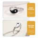 thumbnail image 2 of anillos abiertos ajustables vintage, anillo chino llamativo, anillo a juego, joyería para pareja, regalo., 2 of 6
