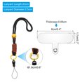 thumbnail image 2 of Unique Bargains Phone Lanyard with Lanyard Patch for All Smartphone Black 1 Pack, 2 of 5