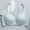 A_ Blue, variant on Soft Support Wireless Thin Bra, Breathable Mesh Side Lift Anti Droop Invisible Everyday Bralette White L