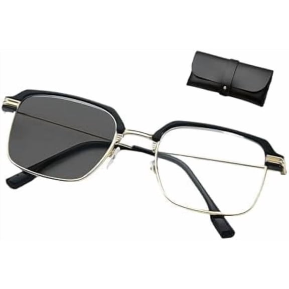 Smart Zoom Reading Glasses Distance&near Progressive Multi-focus for Women Men, Auto Focus Glasses Self Adjusting