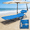 Blue, variant on Beach Lounge Chair, Foldable & Portable Tanning Recliner, Camping Cot for Pool, Patio, Pink