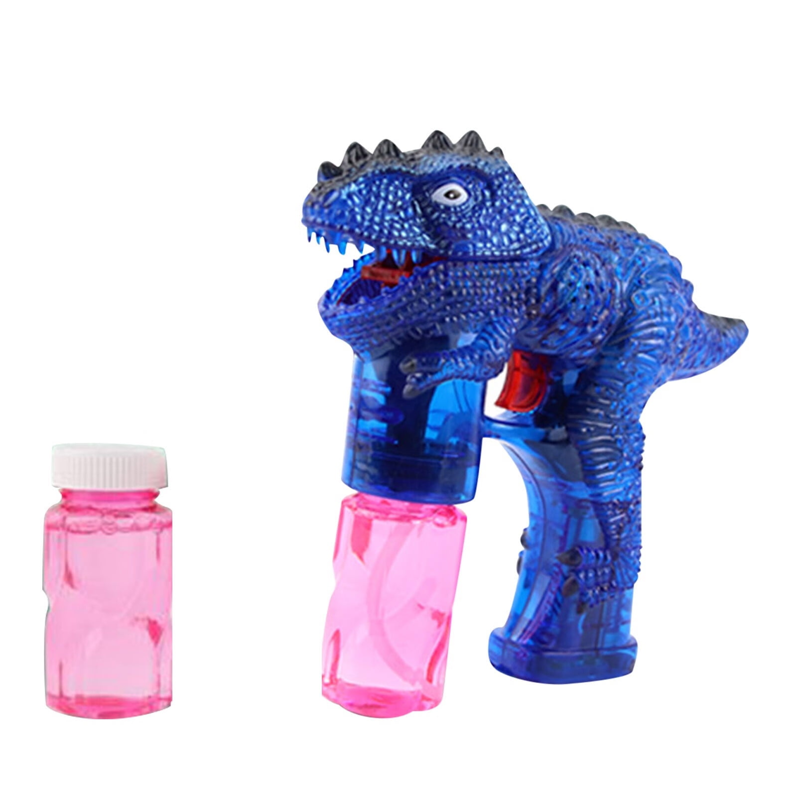 Bubble Machine 120Ml Summer Dinosaur Bubble Blower Led Light Up Bubble