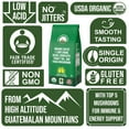 thumbnail image 3 of Peak Performance Mushroom Coffee - Organic Low Acid Coffee with Lion's Mane, Reishi, Cordyceps, Turkey Tail and Chaga - 10 Ounce Bag, 3 of 8