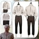 thumbnail image 2 of Disfraz de Astarion para hombre, disfraz de Baldur's Cos Gate 3, fantasía medieval, camisa, pantalones, BG3, para Halloween y carnaval, 2 of 5