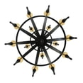 thumbnail image 4 of Meyda Tiffany 135086 Pontoise 15 Light 60" Wide Chandelier - Black, 4 of 7