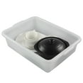thumbnail image 6 of Kekow 4-Pack 22 L Commercial Bus Tubs/Bus Box, Large Plastic Tote Box,  White, 6 of 7