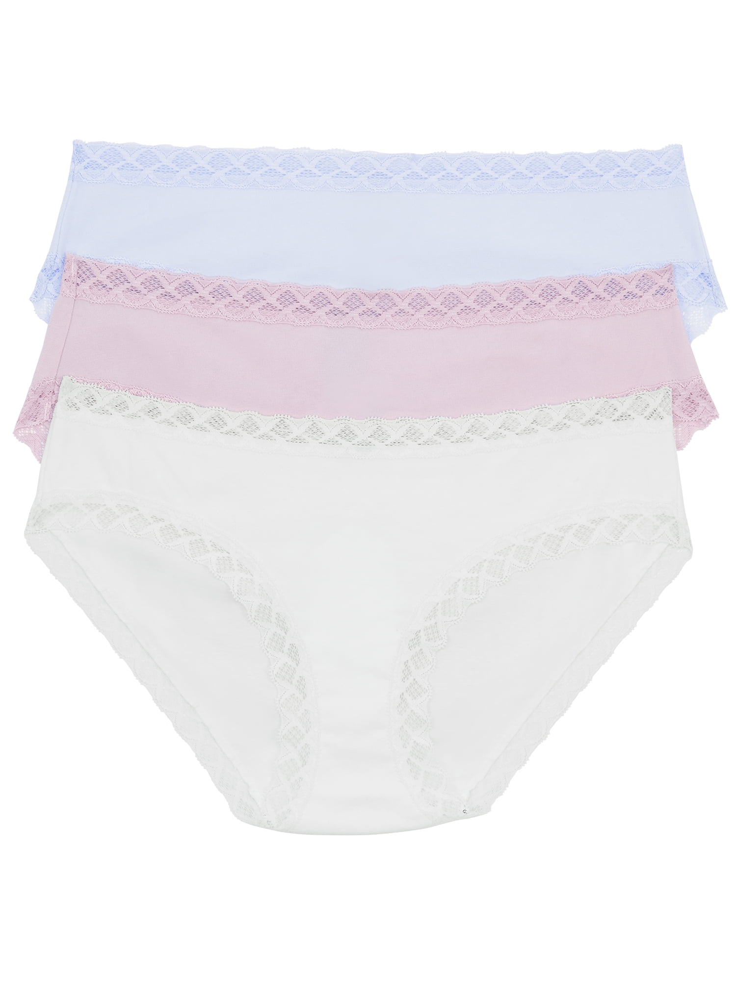 Natori Womens Bliss Cotton Girl Brief 3Pack Style156058MP