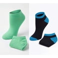 thumbnail image 3 of Colorfut Women's 20 Pairs Colorful Patterned Low Cut/No Show Socks WL02-AB, 3 of 5