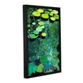 thumbnail image 2 of ArtWall Allan Friedlander "Green Shimmering" Gallery-wrapped Floater-framed Canvas, 2 of 2
