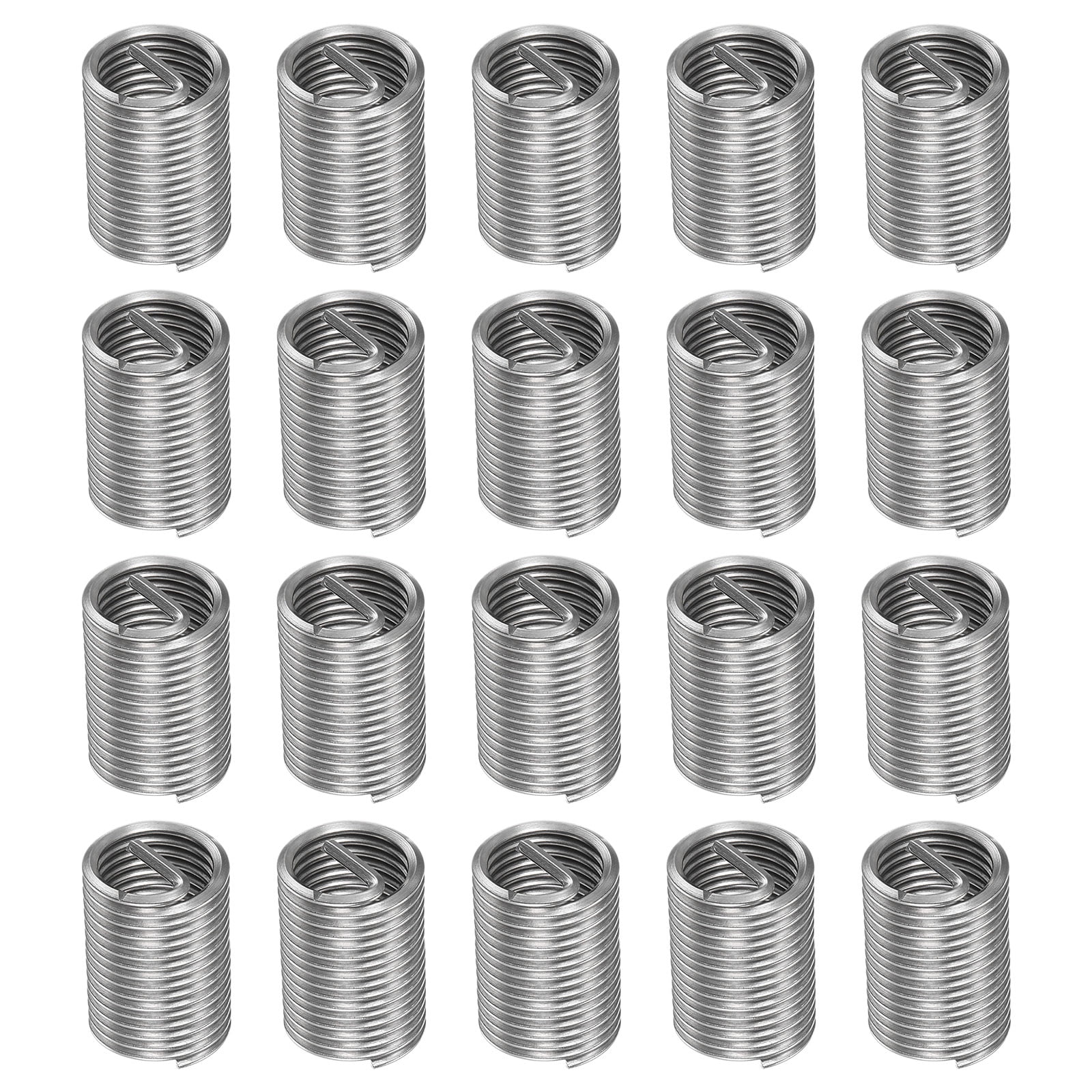 M12 X 1.25 Helicoil Type Inserts 304 Stainless Steel 20pc M12 X 1.25 ...