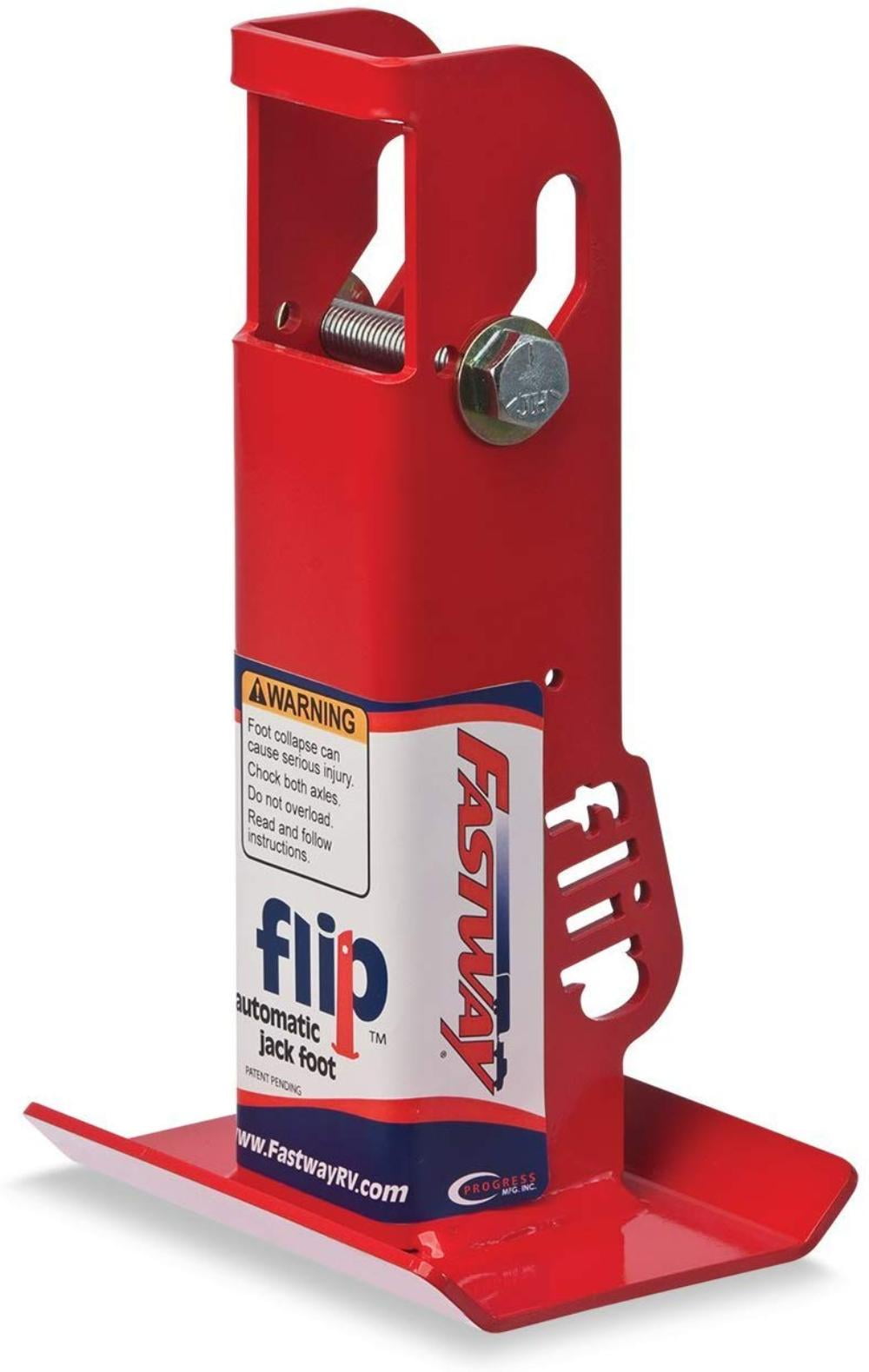 Flip 88006500 Trailer Tongue Automatic FoldUp Jack Foot Plate6