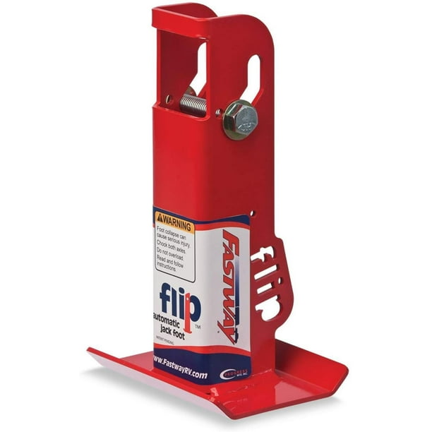 Flip 88006500 Trailer Tongue Automatic FoldUp Jack Foot Plate6