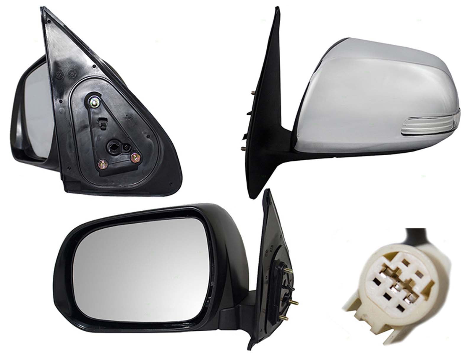 APA Replacement Mirror for 2012 2015 Power Type NonHeated