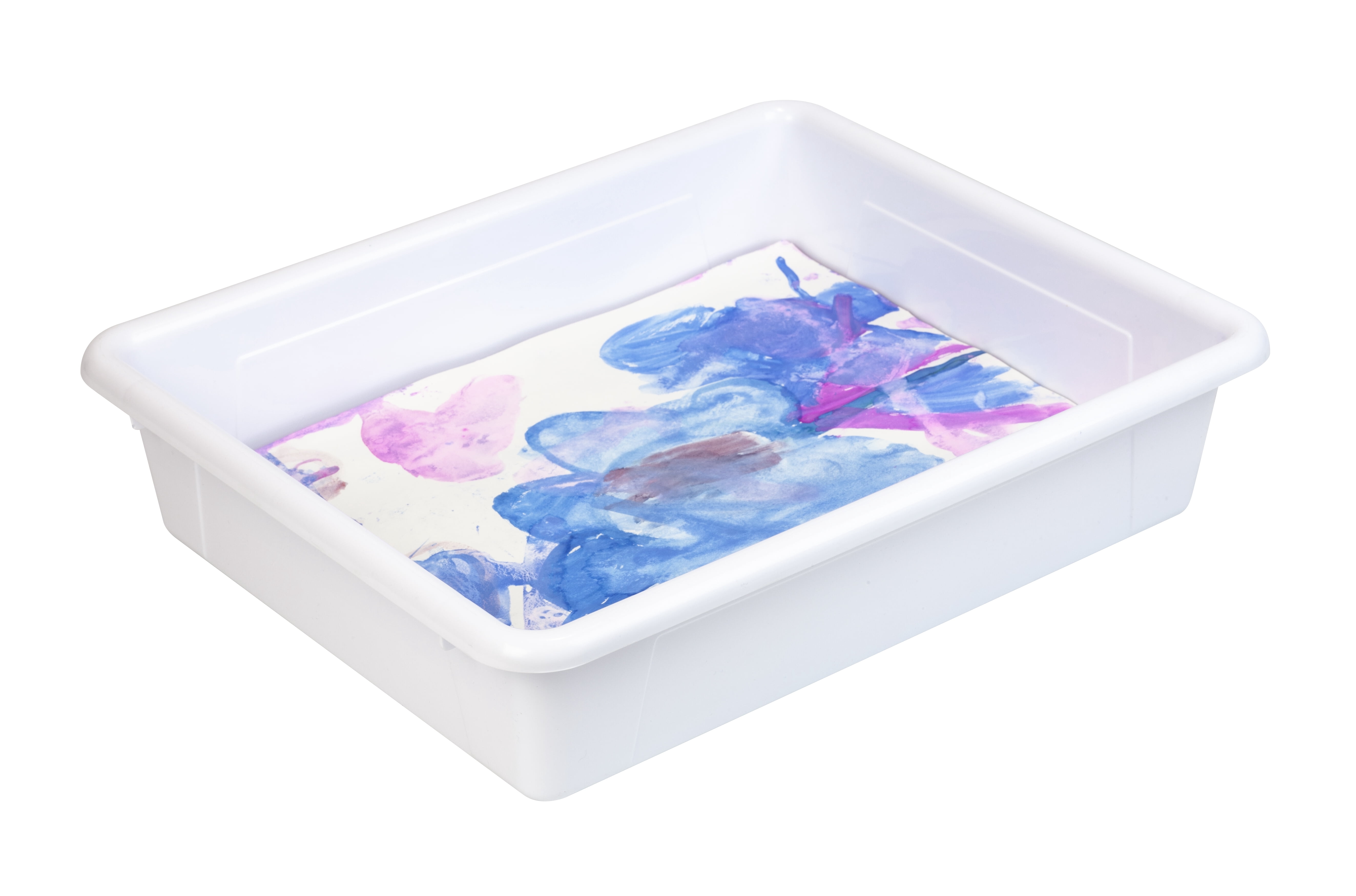 Pen+Gear Plastic Letter Tray, Letter Size Paper Sorter, Arctic White